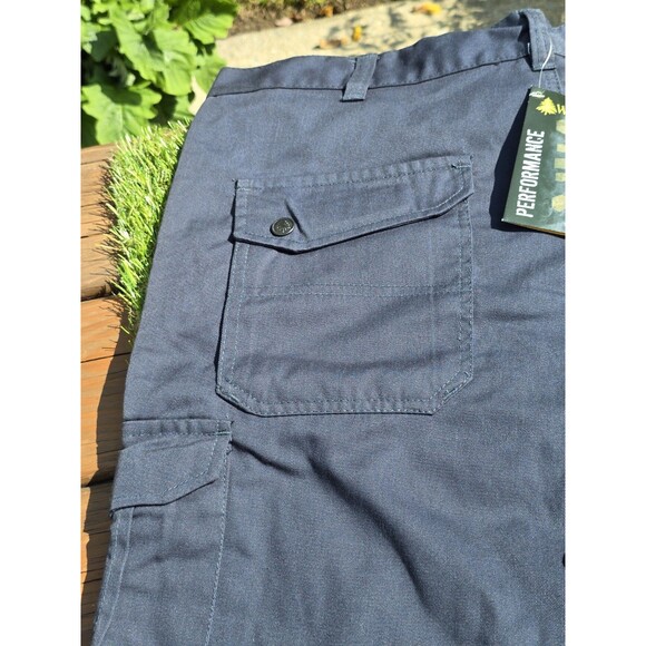 Woodland Workwear Kneedz Blue Work Pant Gel Knee Pads Built-in Relaxed 40x32 NWT - Picture 9 of 14